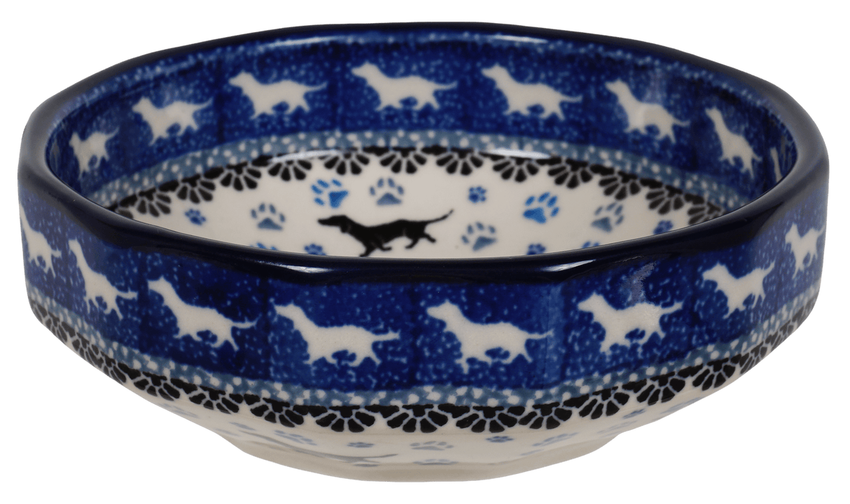 Bowl, Multiangular, 5" in "Wiener Dog Delight" by Ceramika Artystyczna | A221-2151X