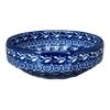 Polish Pottery CA Multangular Bowl (Wavy Blues) | A221-905X at PolishPotteryOutlet.com