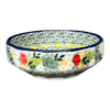 Polish Pottery CA Multangular Bowl (Camellias) | A221-U4812 at PolishPotteryOutlet.com