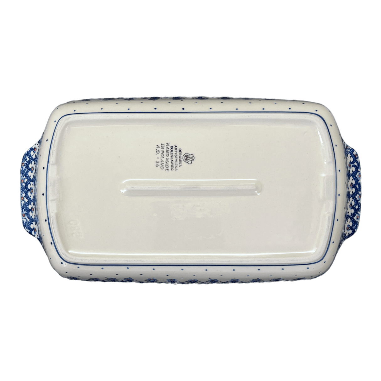 Baker, Rectangular, Shallow, 12.75" x 6.75" in "Royal Lace" by Ceramika Artystyczna | A280-1146X