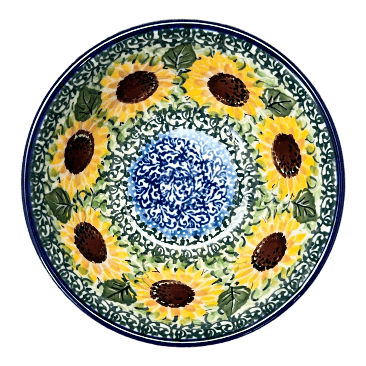 Bowl, Round, 4.75" in "Sunflowers" by Ceramika Artystyczna | A556-U4739