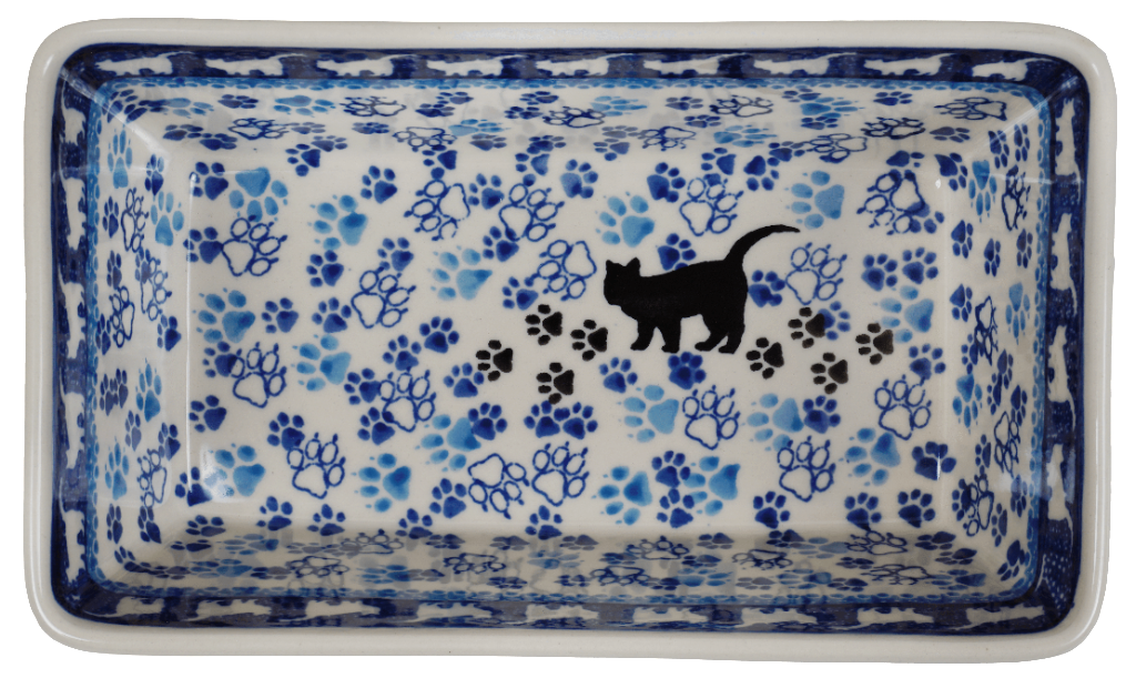 Baker, Bread, Medium, 8" x 5" in "Cat Tracks" by Ceramika Artystyczna | A603-1771