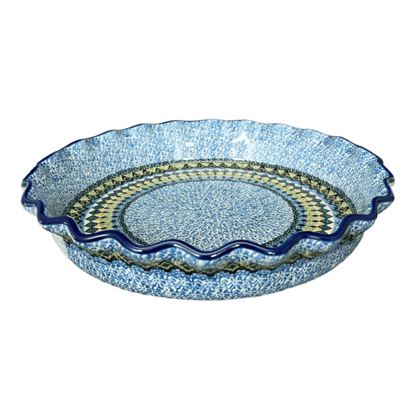 Polish Pottery - Deep Dish Lasagna Pan - Floral Grid - The Polish Pottery  Outlet