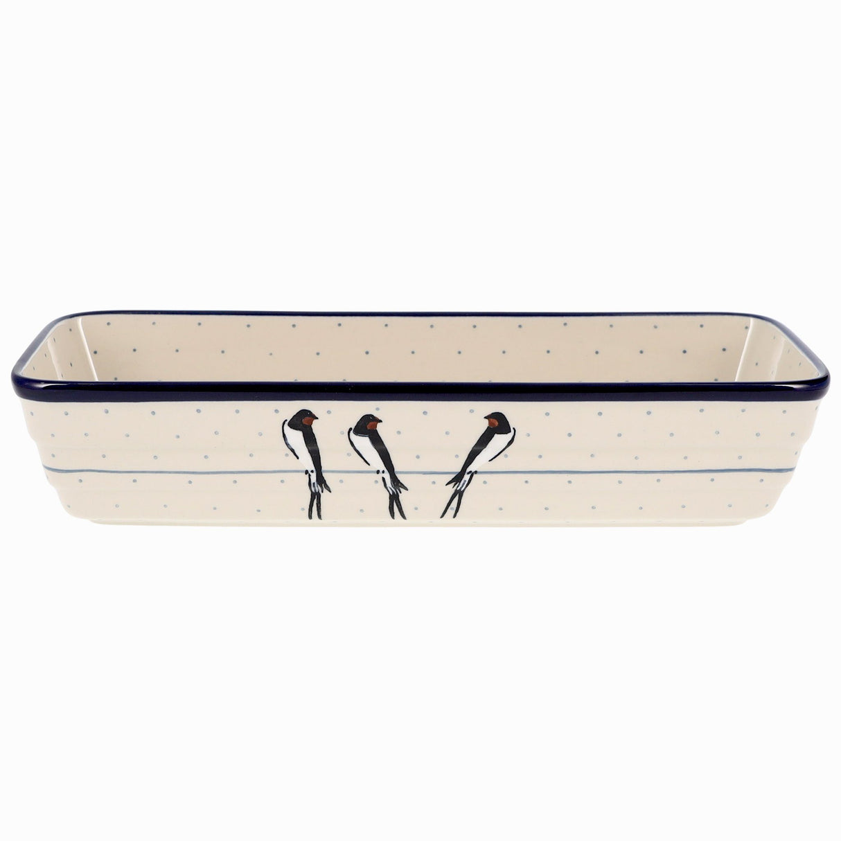 Baker, Bread, Extra Long, 12" x 4.75" in "Birds on a Wire" by Ceramika Artystyczna | A784-U4831