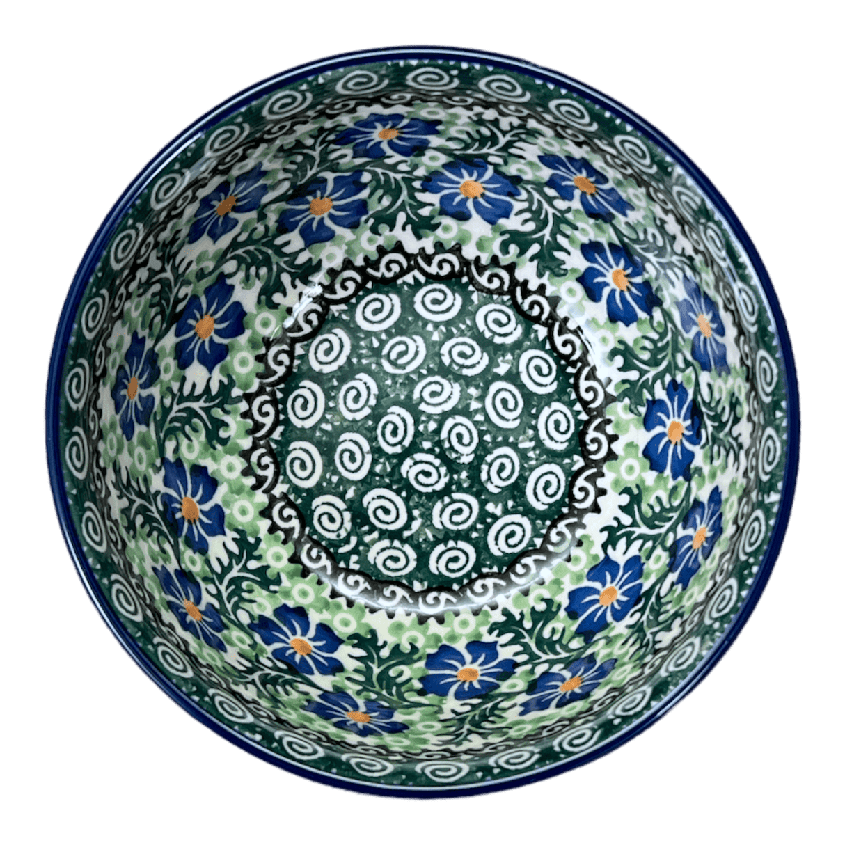 Bowl, Round, Deep, 5.5" in "Clematis" by Ceramika Artystyczna | A986-1538X