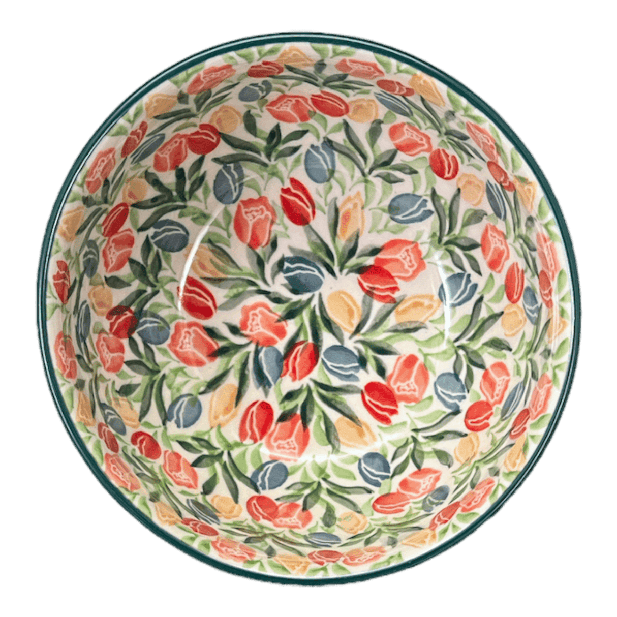 Bowl, Round, Deep, 5.5" in "Tulip Burst" by Ceramika Artystyczna | A986-U4226