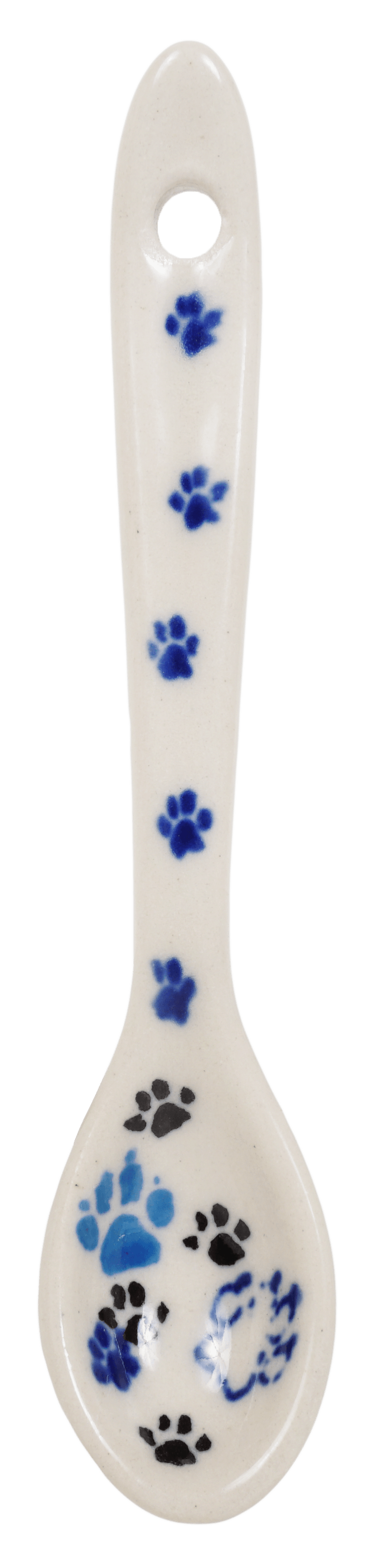 Spoon, Miniature, 3.75" in "Cat Tracks" by Ceramika Artystyczna | AA93-1771