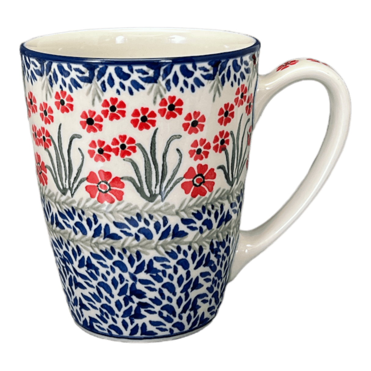 Mug, 22 oz in "Red Aster" by Ceramika Artystyczna | AD60-1435X