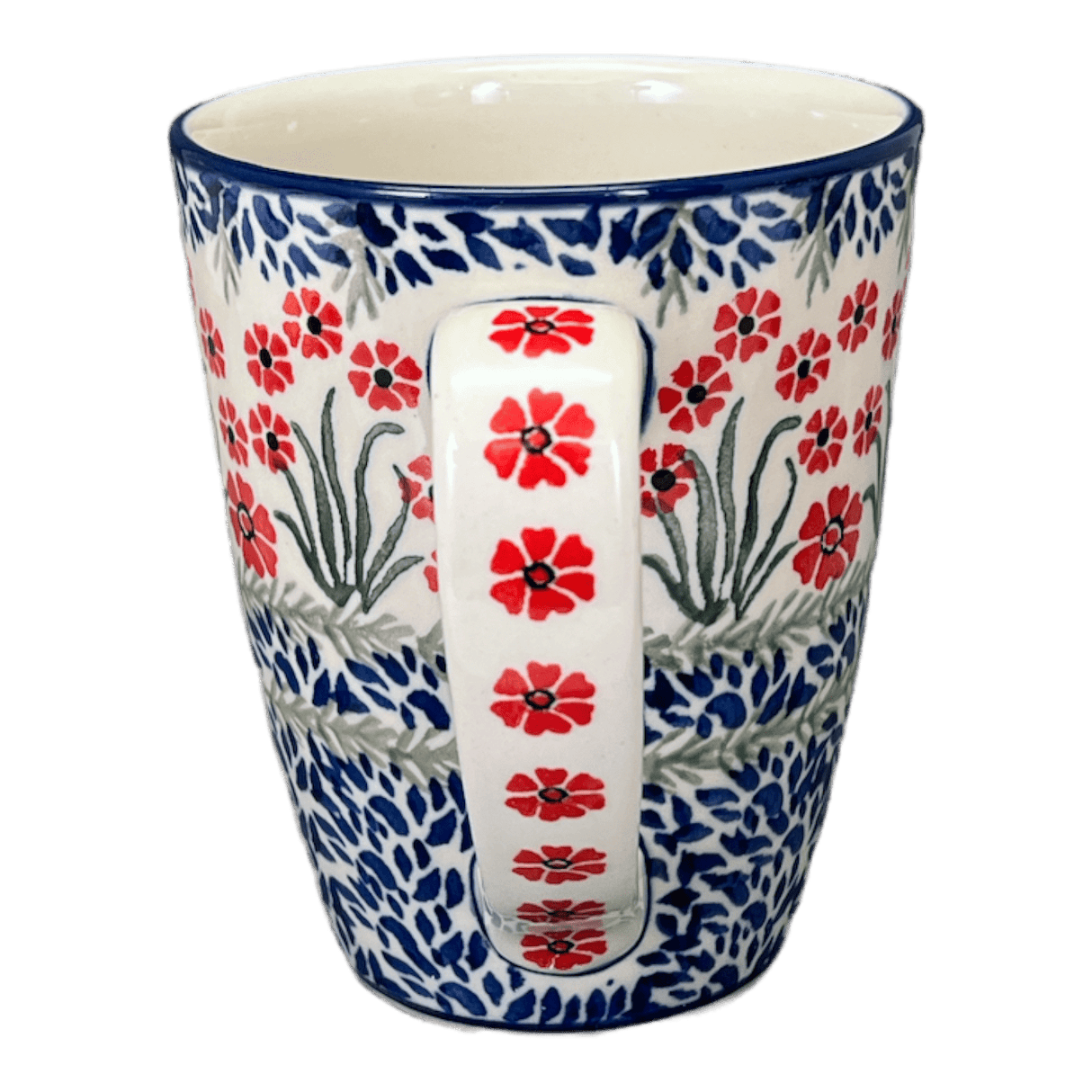 Mug, 22 oz in "Red Aster" by Ceramika Artystyczna | AD60-1435X
