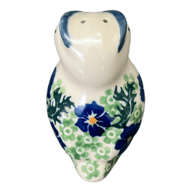 Polish Pottery Individual Owl Shaker (Clematis) | AD91-1538X Additional Image at PolishPotteryOutlet.com
