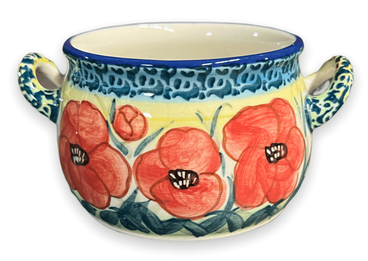 Soup Tureen, Individual, 14 oz in "Poppies in Bloom" by Manufaktura | B006S-JZ34