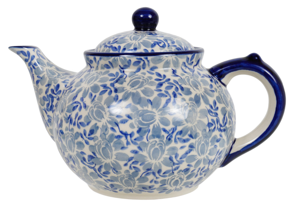 Teapot, 1.5 Liter in "English Blue" by Manufaktura | C017U-AS53