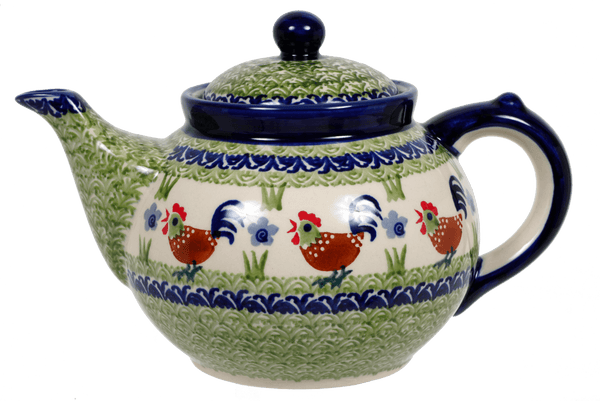 Teapot with Warmer 8 cups Unikat Signature - Color Palette Polish Pottery