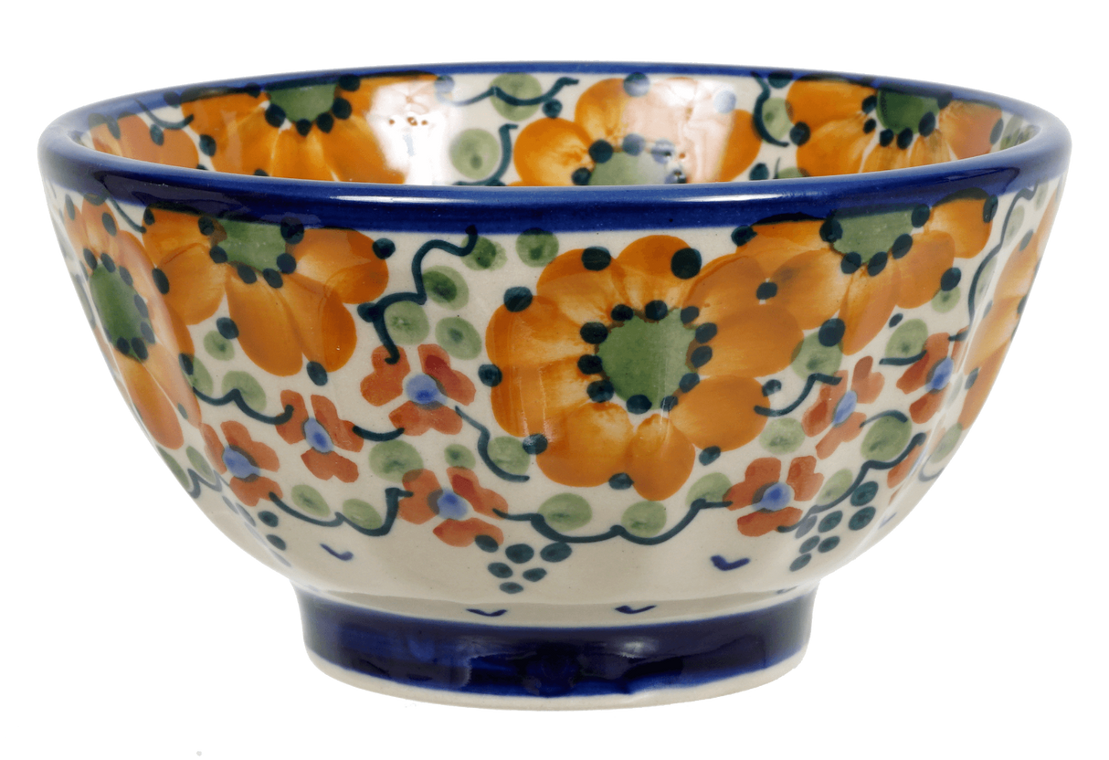Bowl, Round, Fancy, 5.5" in "Autumn Harvest" by Manufaktura | C018S-LB