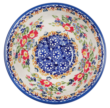 Bowl, Round, Fancy, 5.5" in "Poppy Persuasion" by Manufaktura | C018S-P265