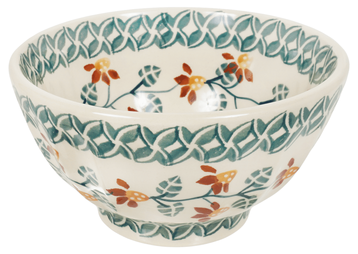 Bowl, Round, Fancy, 5.5" in "Indian Summer" by Manufaktura | C018T-AS22