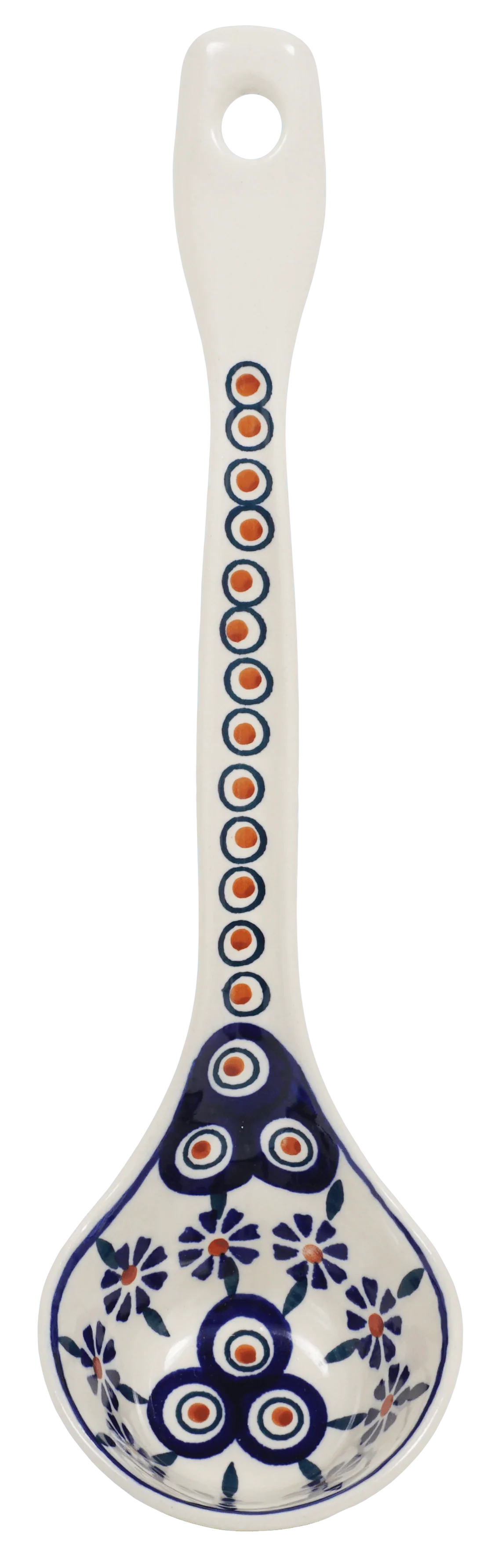 Ladle, Soup, 12" in "Floral Peacock" by Manufaktura | C020T-54KK