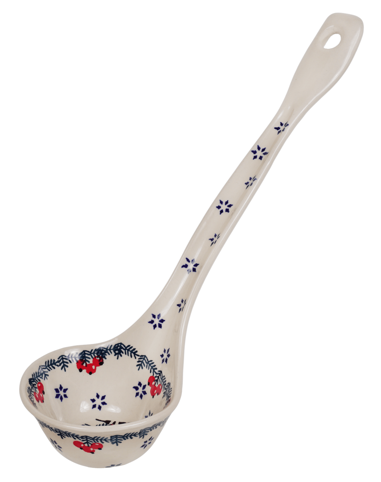 Ladle, Soup, 12" in "Red Bird" by Manufaktura | C020T-GILE