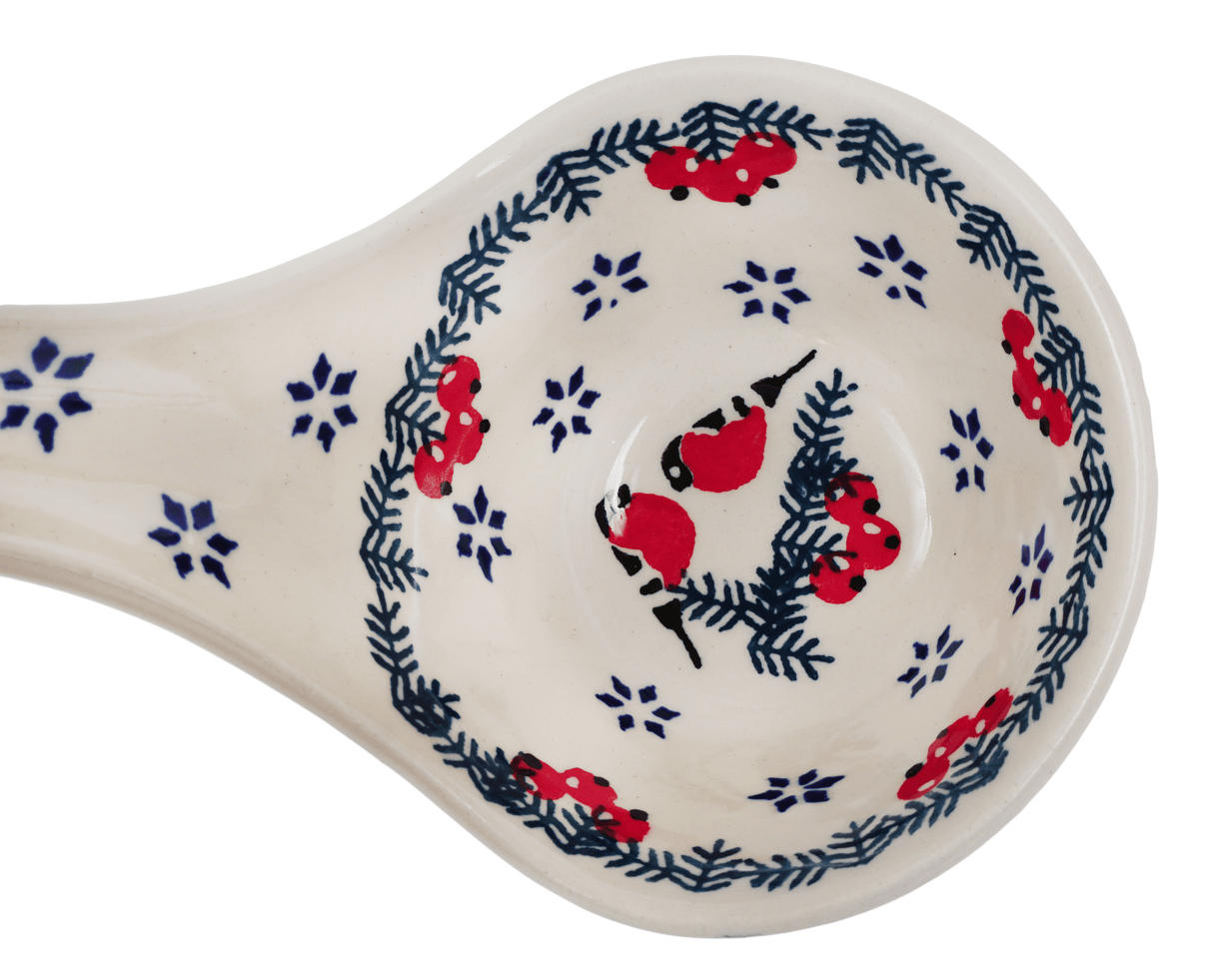 Ladle, Soup, 12" in "Red Bird" by Manufaktura | C020T-GILE