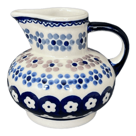 Polish Pottery Big Belly Creamer (Floral Chain) | D008T-EO37 Additional Image at PolishPotteryOutlet.com