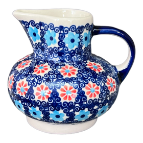 Polish Pottery Big Belly Creamer (Daisy Circle) | D008T-MS01 Additional Image at PolishPotteryOutlet.com