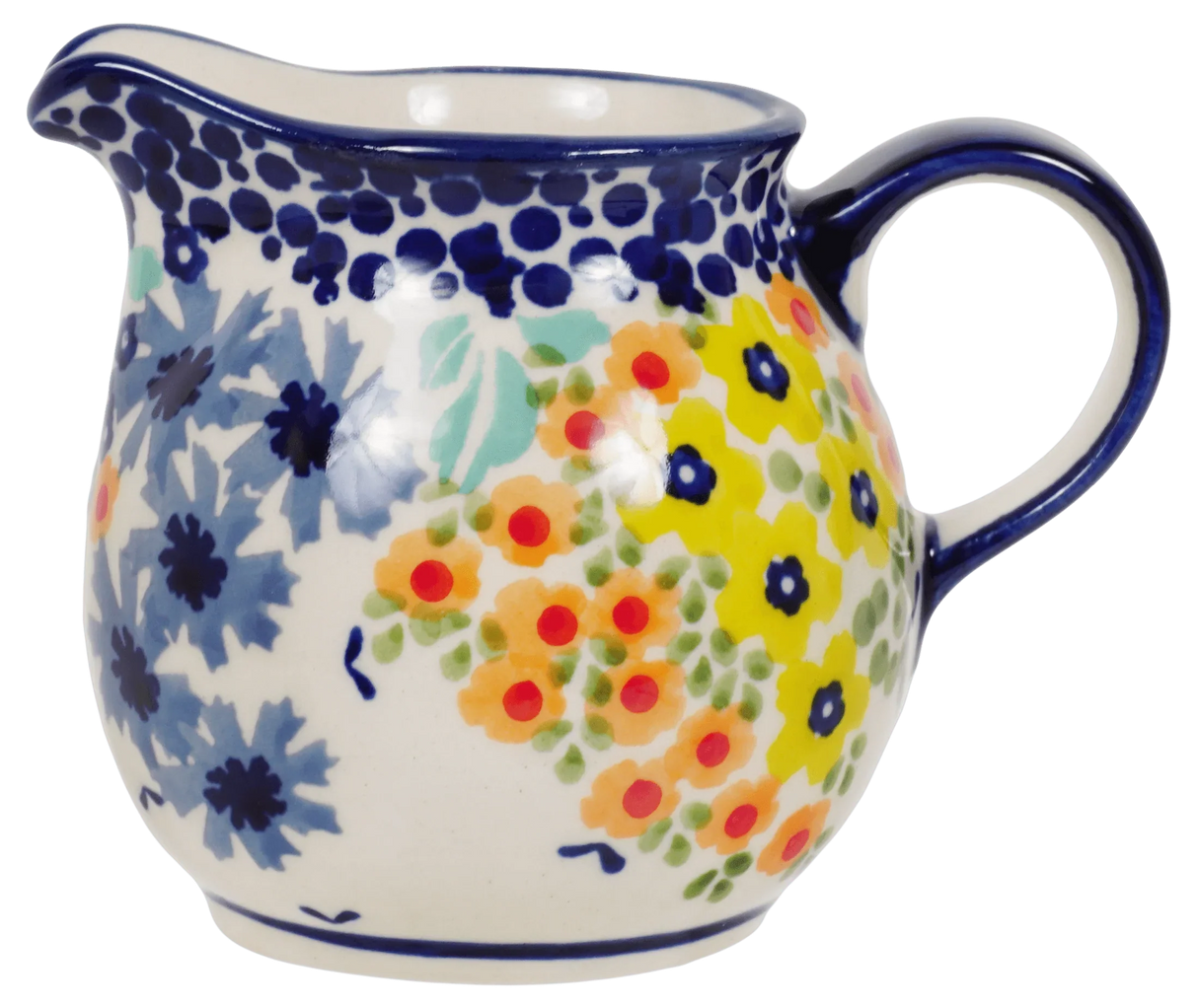 Creamer, The Cream of Creamers-"Basia", 6.5 oz in "Brilliant Garden" by Manufaktura | D019S-DPLW