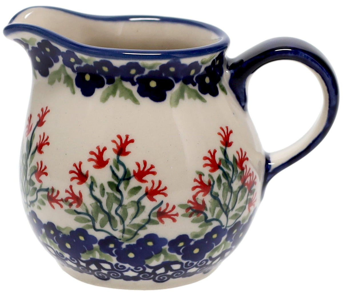 Creamer, The Cream of Creamers-"Basia", 6.5 oz in "Burning Thistle" by Manufaktura | D019S-P270