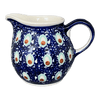 Polish Pottery The Cream of Creamers - "Basia" (Fish Eyes) | D019T-31 at PolishPotteryOutlet.com