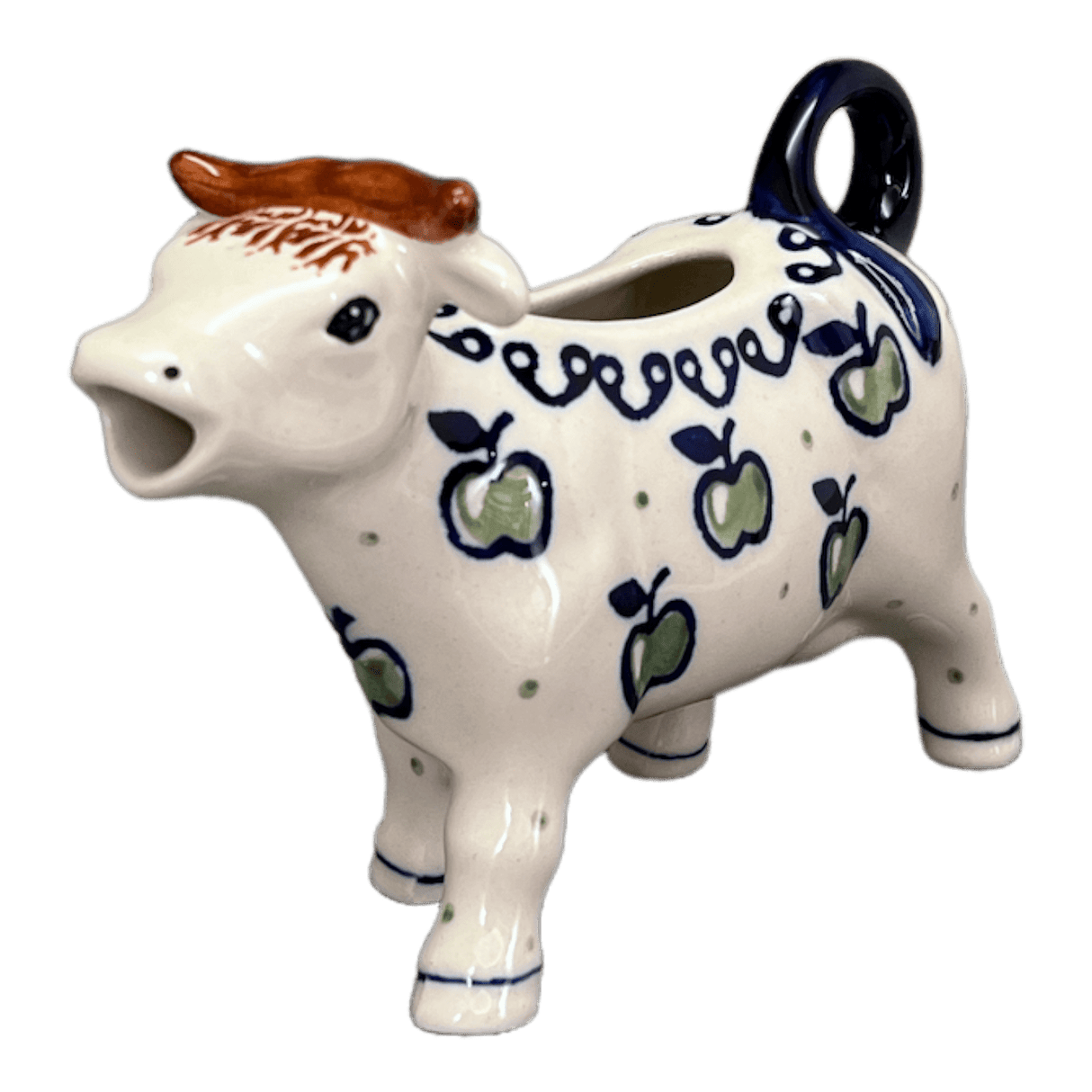 Creamer, Cow, 4 oz in "Green Apple" by Manufaktura | D081T-15