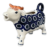 Polish Pottery Cow Creamer (Eyes Wide Open) | D081T-58 at PolishPotteryOutlet.com