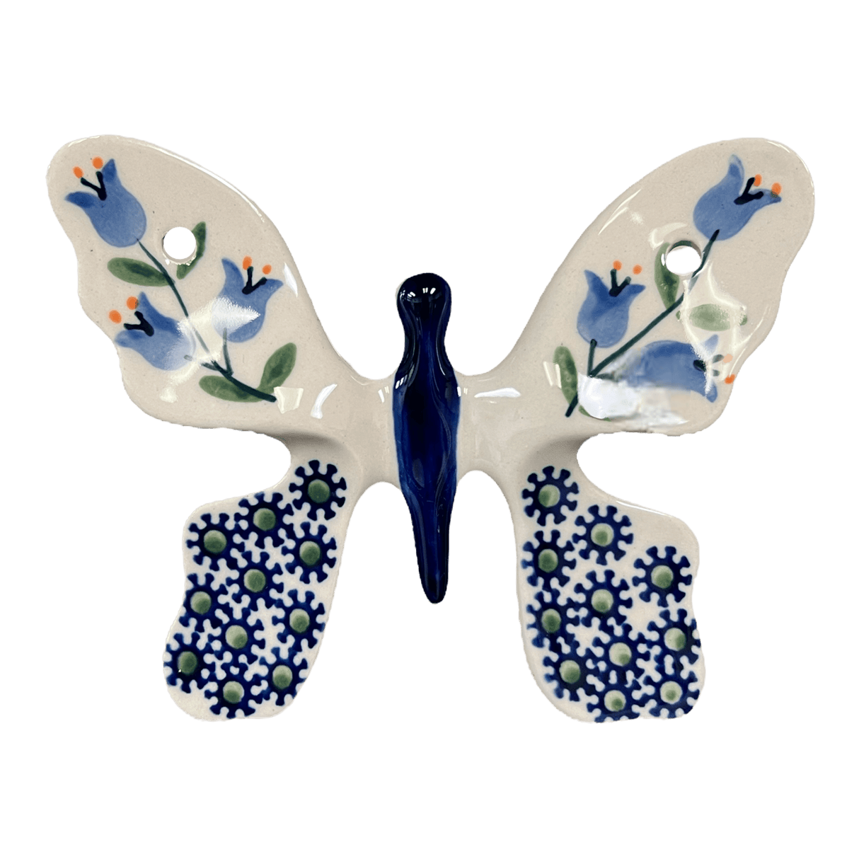 Figurine, Butterfly, 5" in "Lily of the Valley" by Manufaktura | F039T-ASD