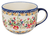 Polish Pottery Latte Cup (Poppy Persuasion) | F044S-P265 at PolishPotteryOutlet.com