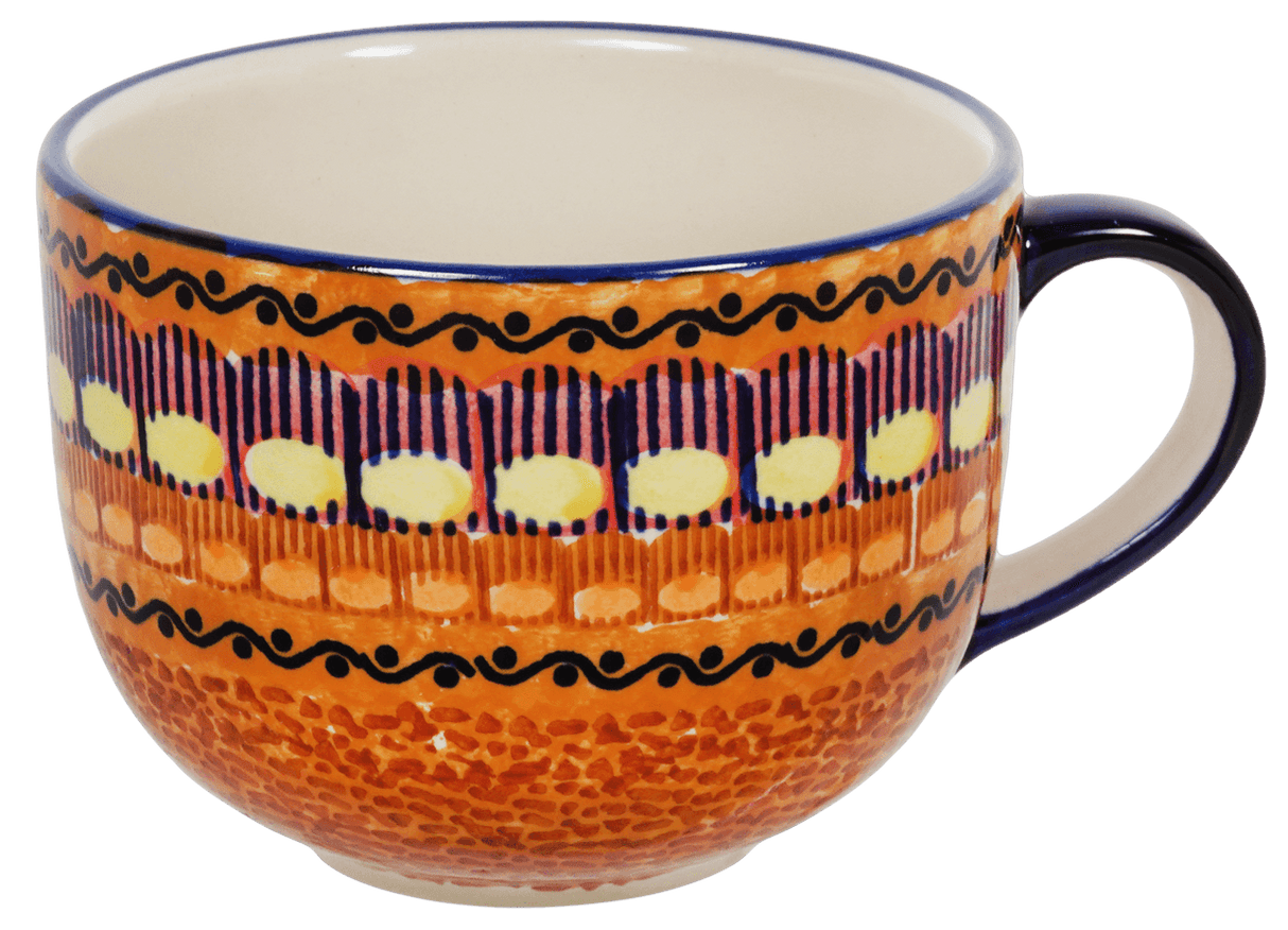 Cup, Latte, 18 oz in "Desert Sunrise" by Manufaktura | F044U-KLJ