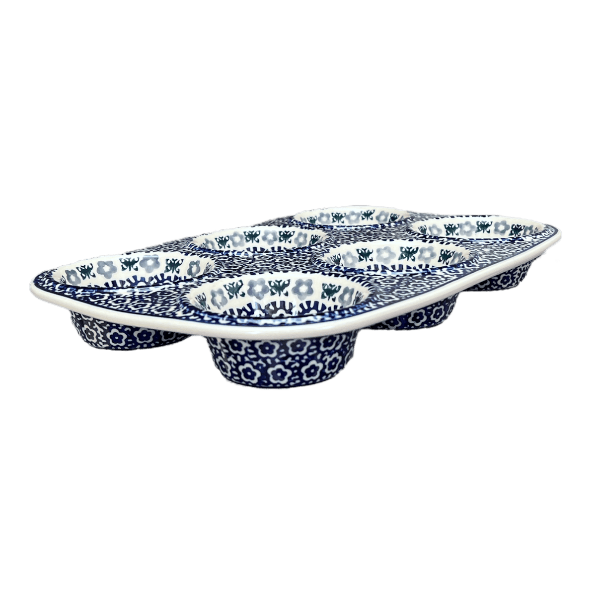 Muffin Pan, 8.5" x 12.5" in "Butterfly Border" by Manufaktura | F093T-P249