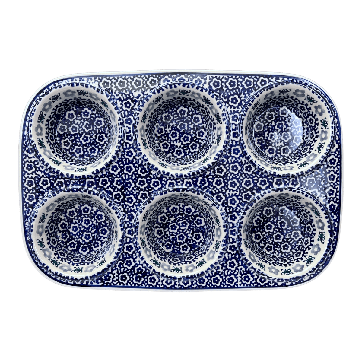 Muffin Pan, 8.5" x 12.5" in "Butterfly Border" by Manufaktura | F093T-P249