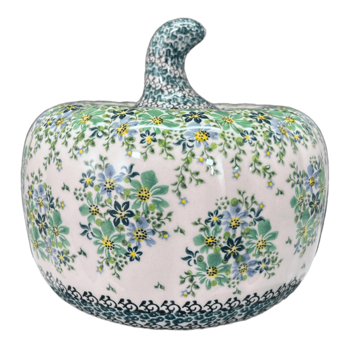 Luminary, Pumpkin, 8" in "Blue & Green Dream" by Galia | GAD28D-UHP2