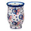 Polish Pottery 4.5" Pedestal Vase (Bubbles Galore) | GW10-PK1 at PolishPotteryOutlet.com
