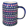 Polish Pottery Small Tankard (Rings of Flowers) | K054U-DH17 at PolishPotteryOutlet.com
