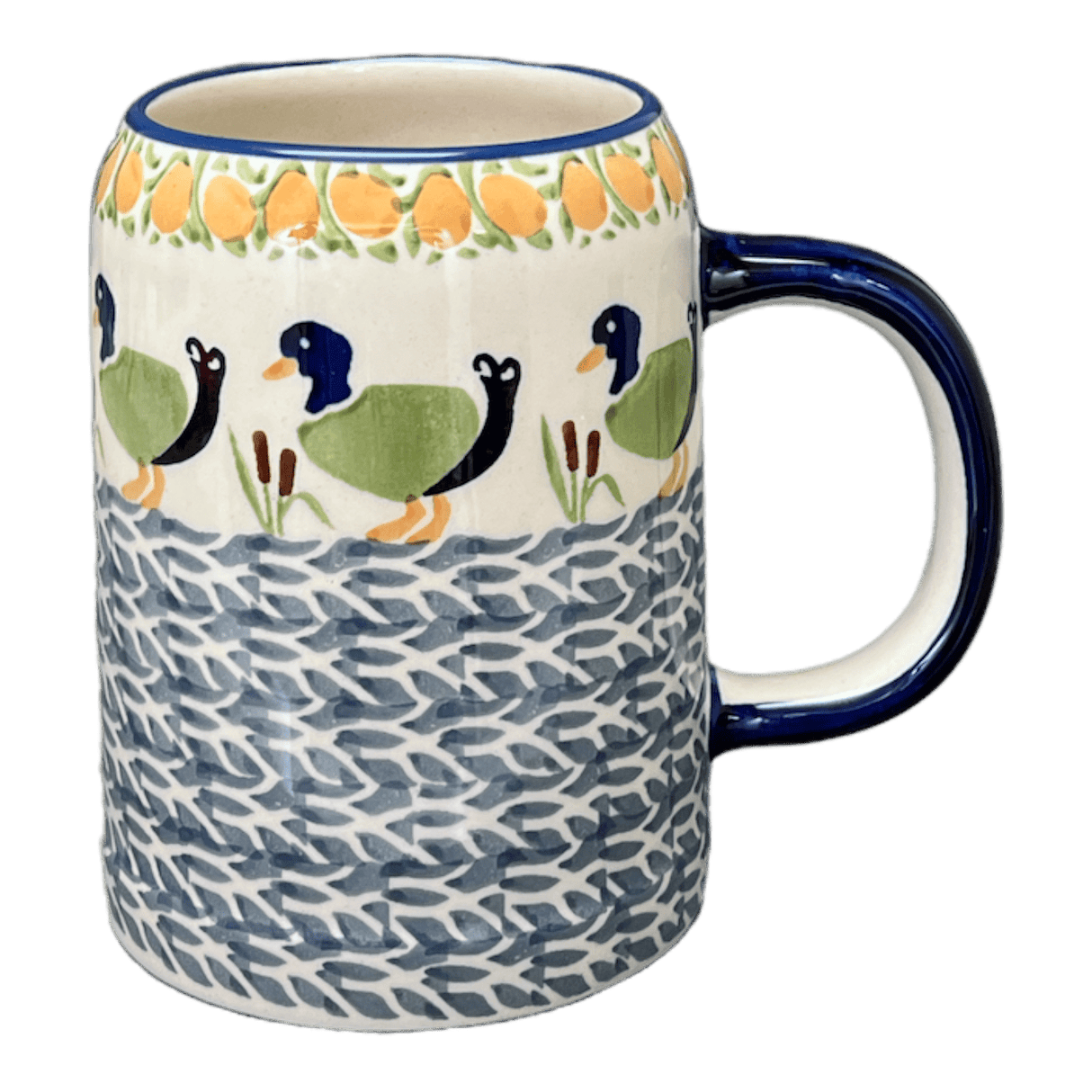 Drinking Glass, Tankard, 22 oz Small in "Ducks in a Row" by Manufaktura | K054U-P323