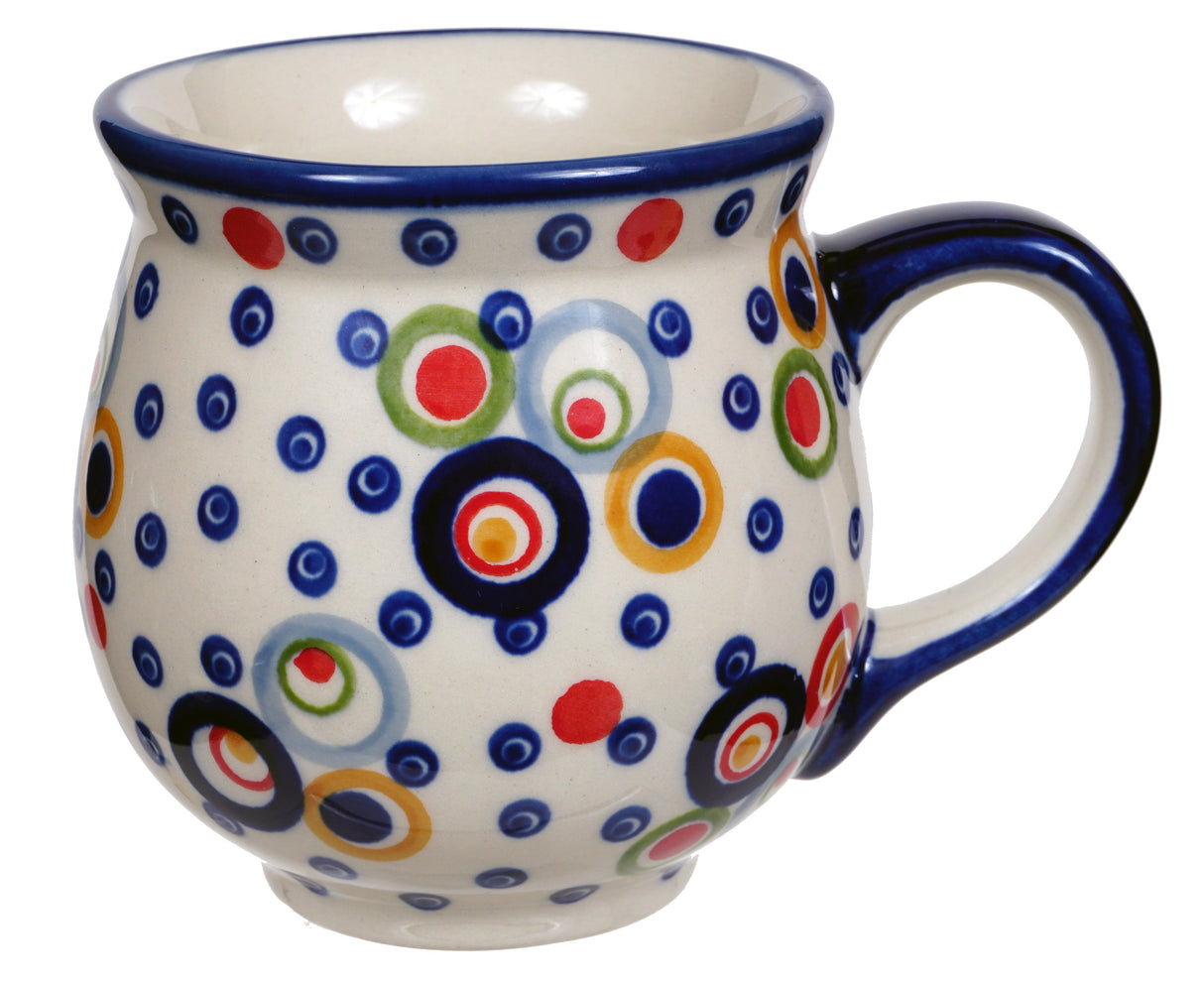 Mug, Belly Mug, 16 oz Large in "Bubble Machine" by Manufaktura | K068M-AS38