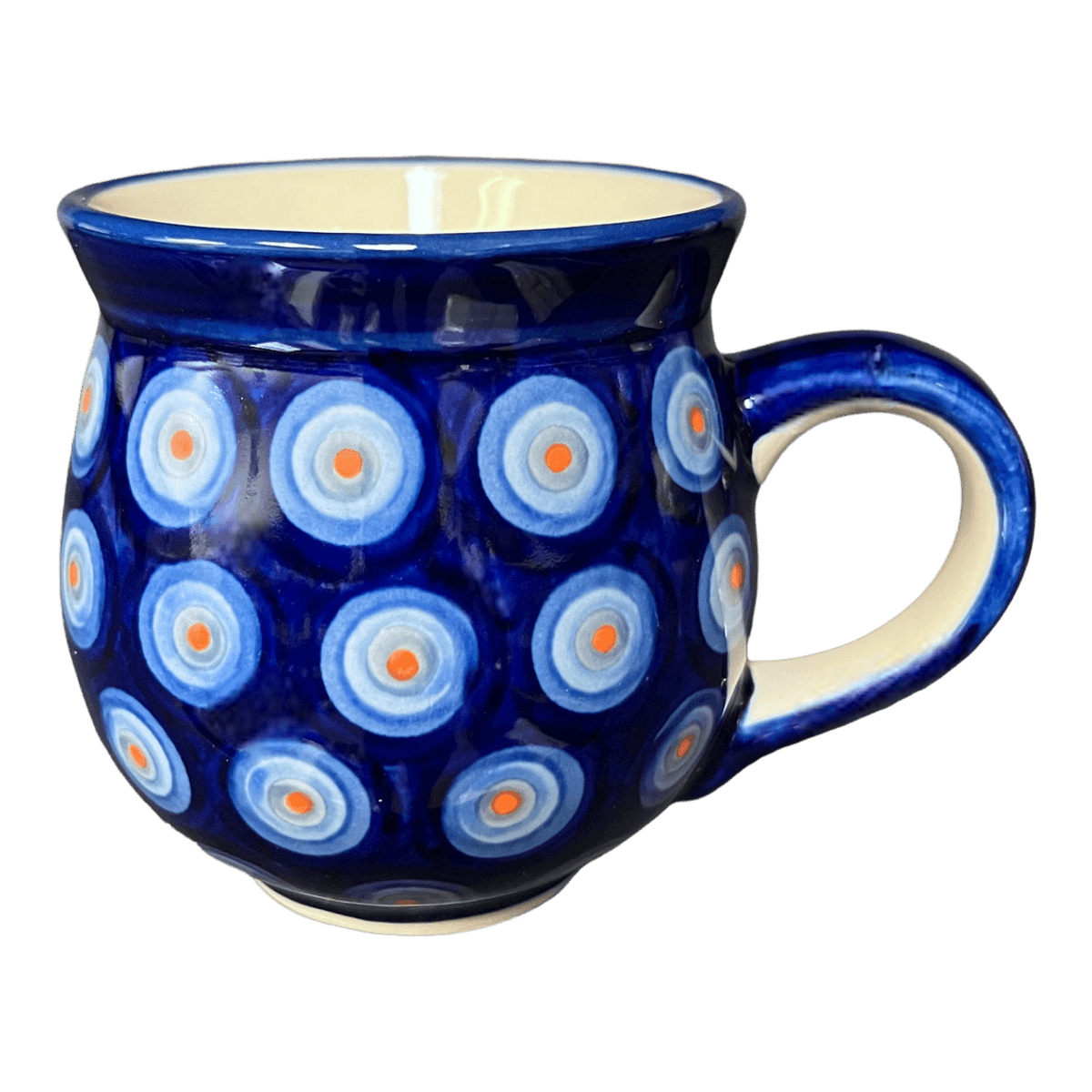 Mug, Belly Mug, 16 oz Large in "Harvest Moon" by Manufaktura | K068S-ZP01