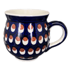 Polish Pottery Large Belly Mug (Pheasant Feathers) | K068T-52 at PolishPotteryOutlet.com