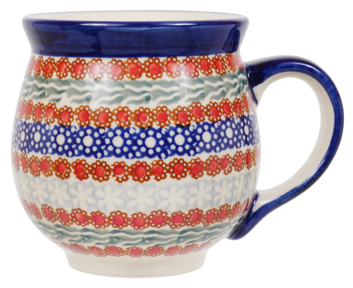 Mug, Belly Mug, 16 oz Large in "Fanfare" by Manufaktura | K068U-EO28