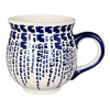 Polish Pottery Large Belly Mug (Modern Vine) | K068U-GZ27 at PolishPotteryOutlet.com