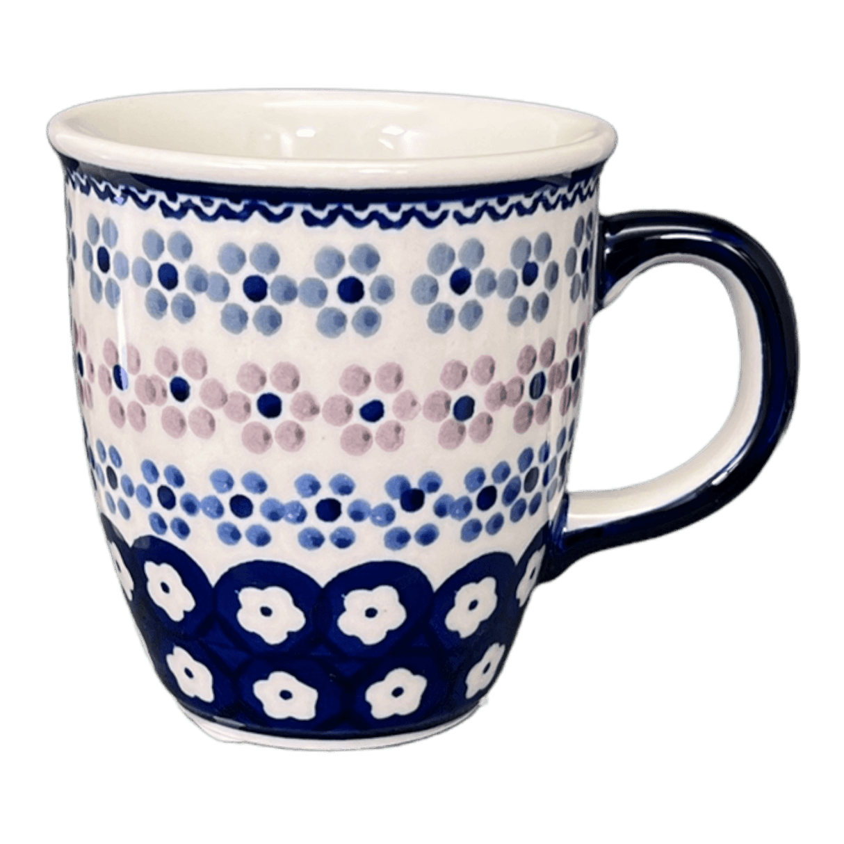 Mug, Mars Mug, 10oz Small in "Floral Chain" by Manufaktura | K081T-EO37
