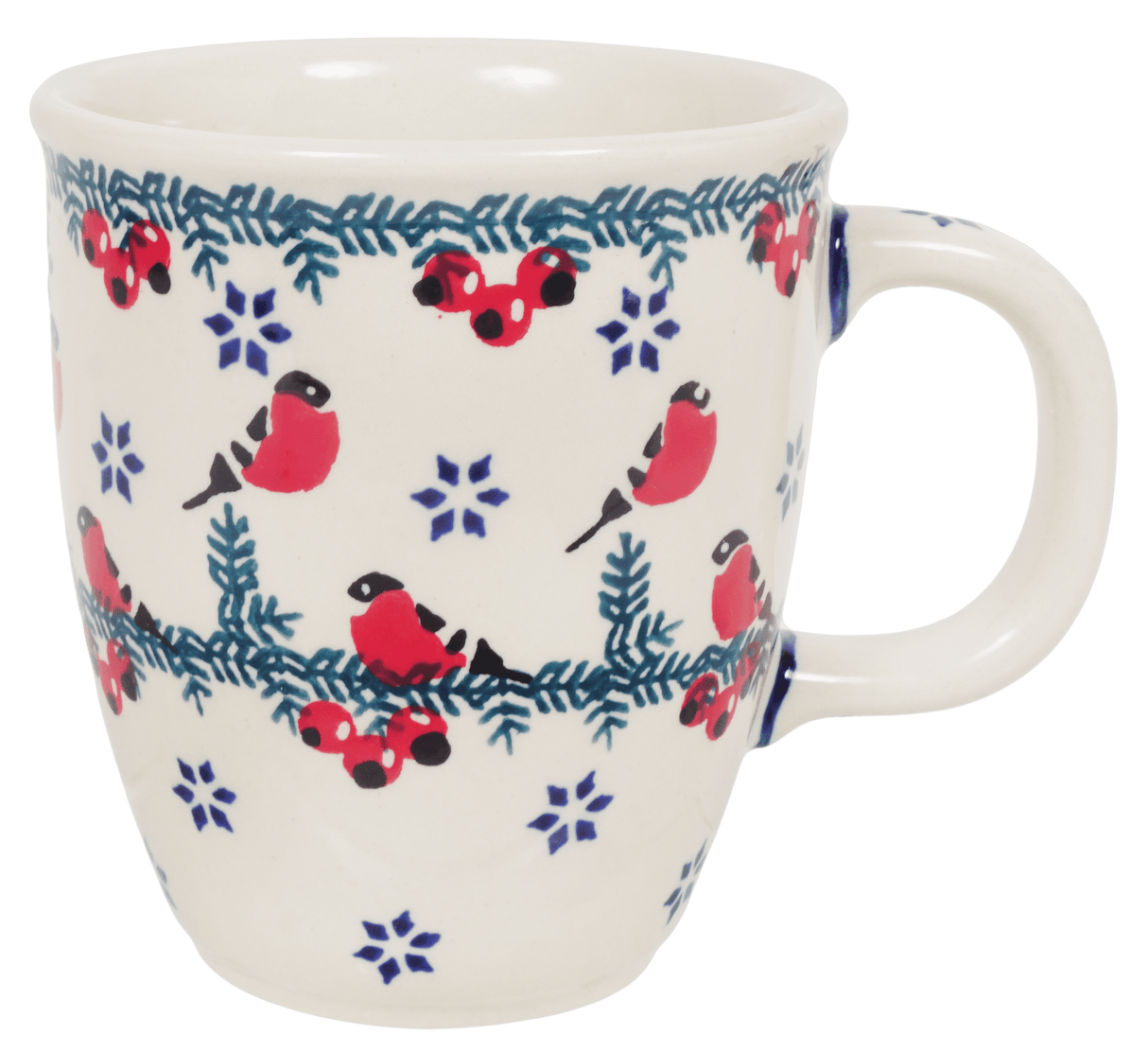 Mug, Mars Mug, 10oz Small in "Red Bird" by Manufaktura | K081T-GILE