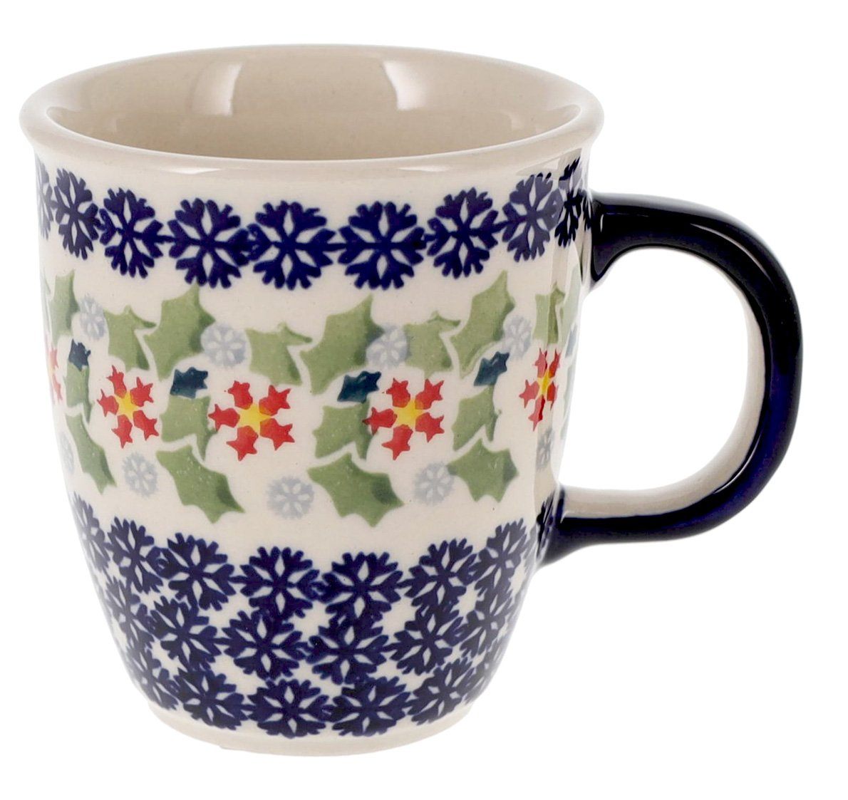 Mug, Mars Mug, 10oz Small in "Holly In Bloom" by Manufaktura | K081T-IN13
