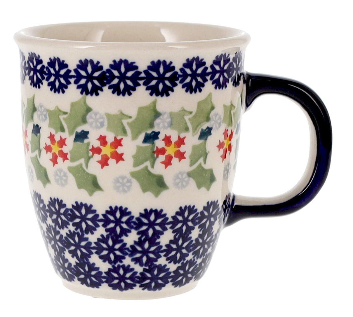 Mug, Mars Mug, 10oz Small in "Holly In Bloom" by Manufaktura | K081T-IN13