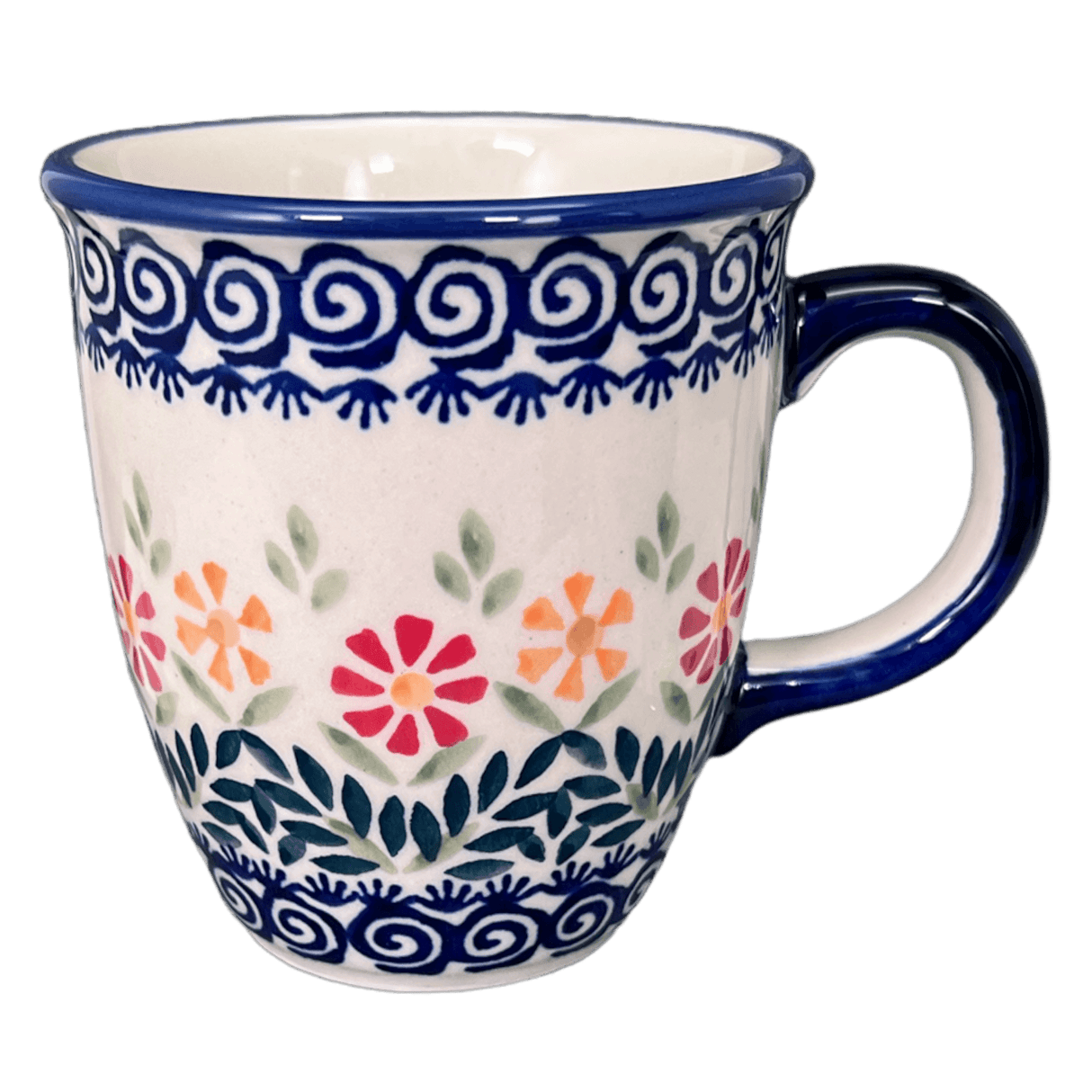 Mug, Mars Mug, 10oz Small in "Flower Power" by Manufaktura | K081T-JS14