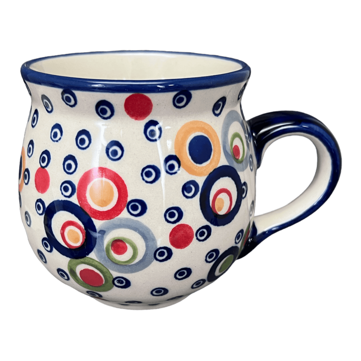 Mug, Belly Mug, 10 oz Medium in "Bubble Machine" by Manufaktura | K090M-AS38